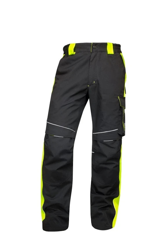 Work trousers black-yellow - NEON H6401