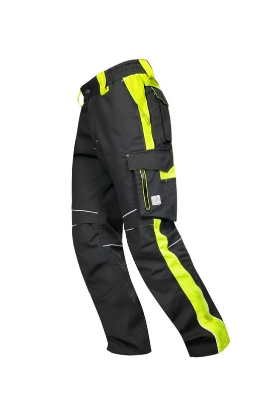 Work trousers black-yellow - NEON H6401