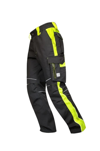 Work trousers Winter black-yellow - NEON H6471