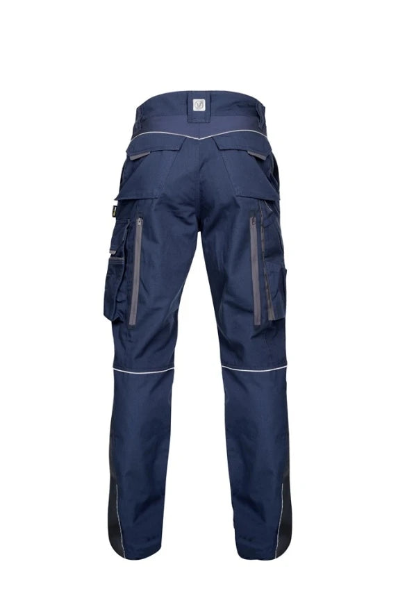 Dark Blue Work Trousers (Waist) - URBAN+ H6476