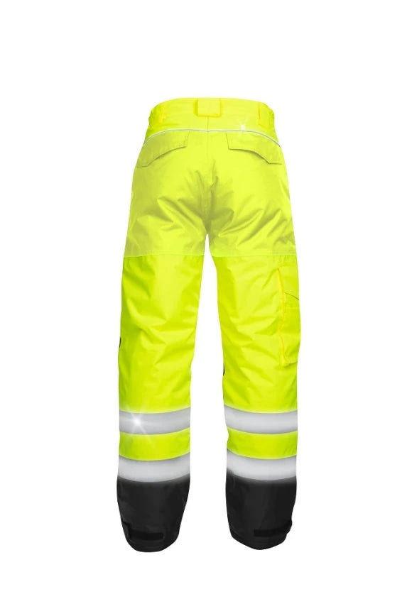 Reflective winter work pants yellow - HOWARD H8940