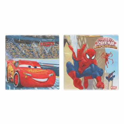 Cars i Spiderman salvete