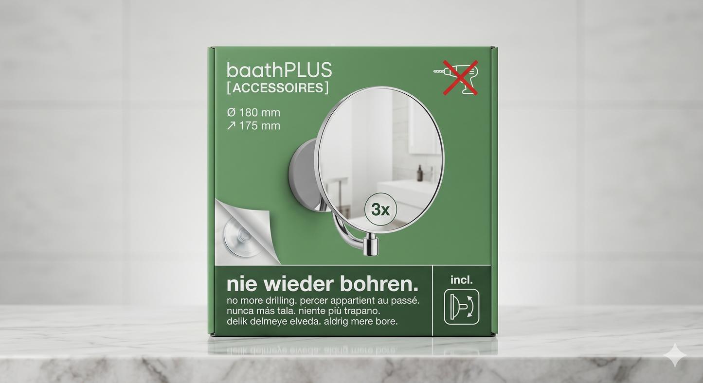 baathPLUS Ogledalo 3x